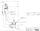 PZ6144N 洋風バス用排水金具・ゴム栓 TOTOの純正品 送料無料【入荷次第最短発送】 正規品保証
