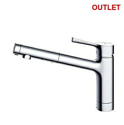 【アウトレット品】開封済、シール跡有、外箱傷有り TOTO キッチン水栓 TKS05304J 商品Sランク