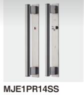 品番：MJE2PR14SS パナソニック ベリティス 内装ドアオプション品 サテンシルバー（メッキ） 金属バー引手両側 表示錠