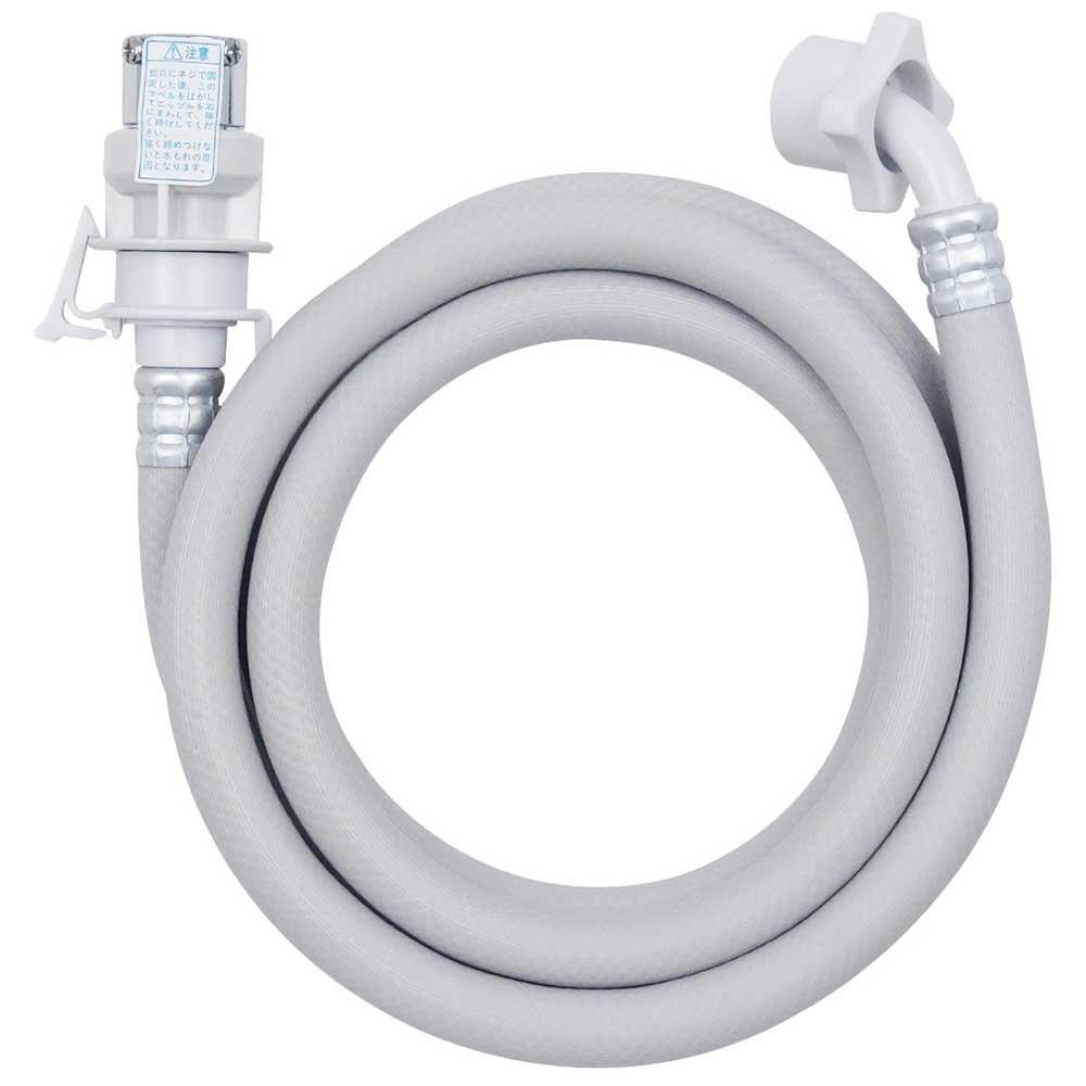 4368-2 カクダイ 洗濯機給水ホース（ストッパーつき） 送料無料 複数買いでお値引き