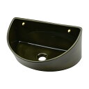 493-191-GR カクダイ 壁掛手洗器//茶 送料無料【法人限定販売 メーカー直送】【沖縄県・離島地域配送不可】