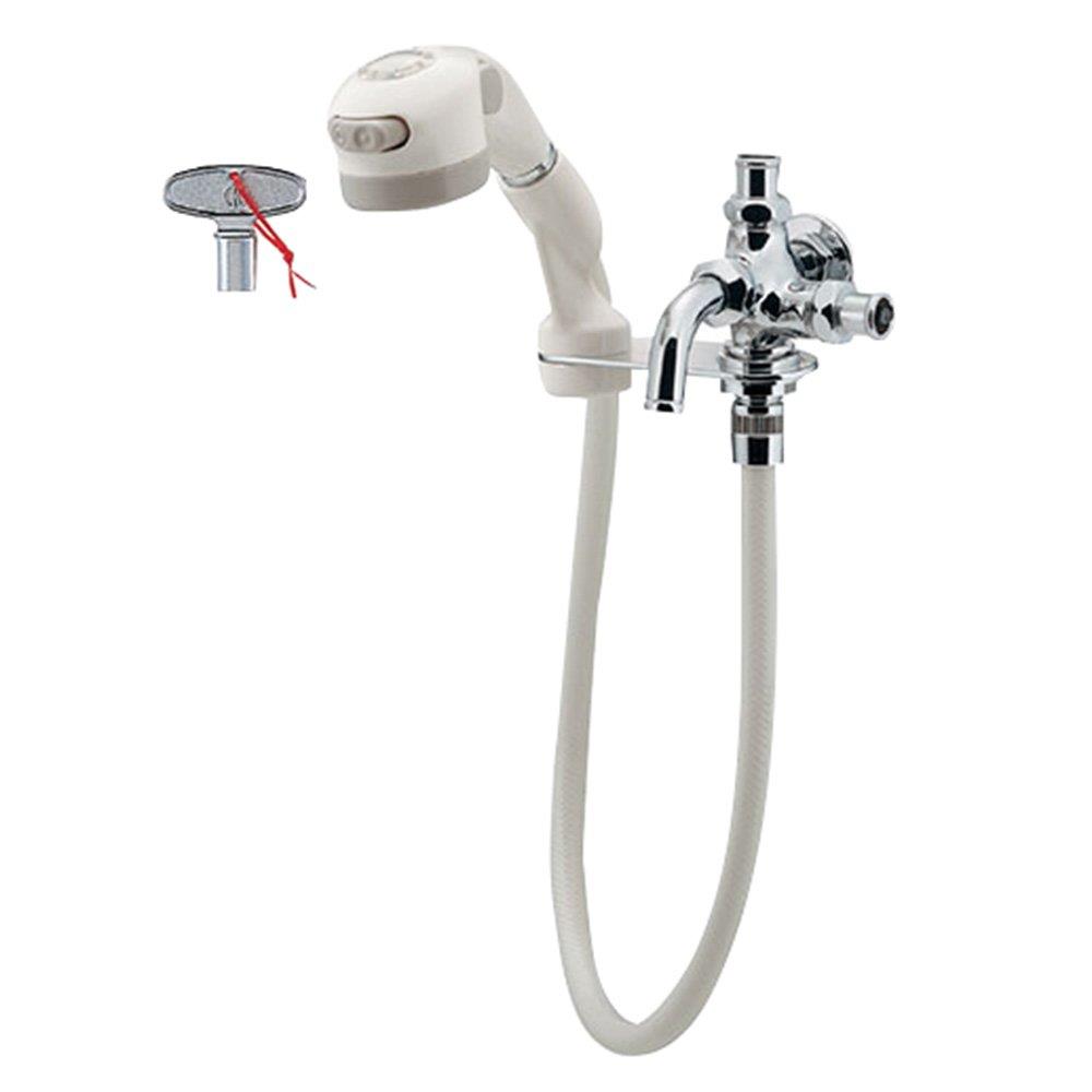 704-152-13 カクダイ 共用ペット用双口水栓 送料無料 複数買いでお値引き