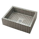 624-971 カクダイ 水栓柱パン(タイル貼り)//灰緑 送料無料【法人限定販売 メーカー直送】