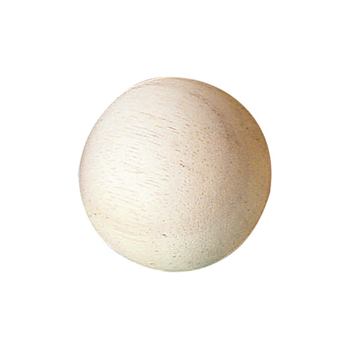 RB40 (1個) みはし株式会社 木球　内装用 木製装飾部材〈球タイプ〉材質:ゴムの木 無塗