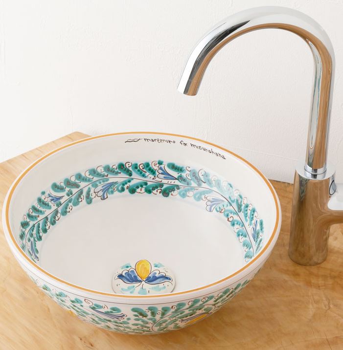 mizunohana シチリア陶器 H-BS005I SICILIAN みずのはな ミズノハナ 【沖縄県配送不可】