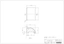 PZ6088 ソフトピロー枕1500半円用・白 TOTOの純正品 送料無料【入荷次第最短発送】 正規品保証