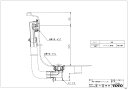 PZ6181 洋風バス用排水金具・ワンプッシュ TOTOの純正品 送料無料【入荷次第最短発送】 正規品保証