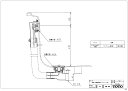 PZ6184 洋風バス用排水金具・ワンプッシュ TOTOの純正品 送料無料【入荷次第最短発送】 正規品保証