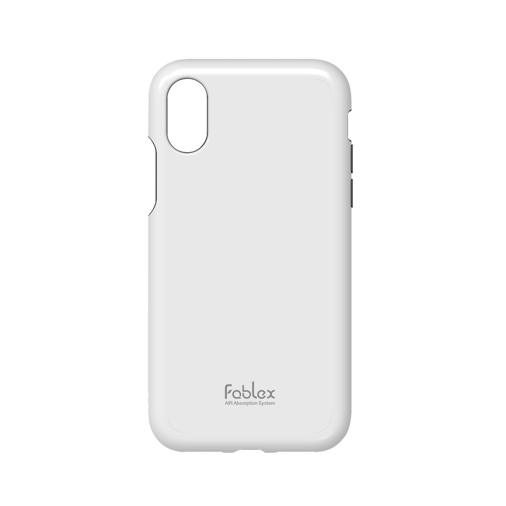 Rakuten - Simplism iPhoneXs / iPhoneX (5.8インチ) ケース [Fablex] 衝撃吸収 ホワイト