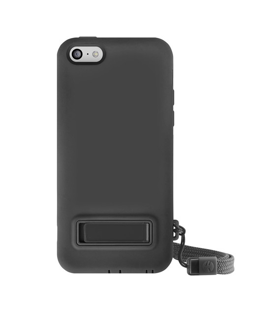 SwitchEasy iPhone 5c用ソフトケース 【 スタンド ストラップ付き】 PLAY for iPhone 5c Black ブラック SW-PLAYI5C-BK