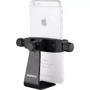 MeFOTO SideKick360 Plus mph200 カラー ブラック iPhoneやスマホをカメラ用三脚に取り付けられるアダプタ スマホアダプター テーブル上に置いても使用可能