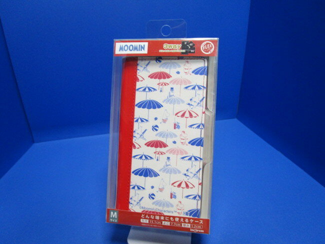 Rakuten - ingrem イングレム ray-outレイアウト MOOMIN ムーミン ケース レッド 手帳型 汎用 多機種対応 マルチ対応 手帳型ケース iPhone Galaxy AQUOS カバー