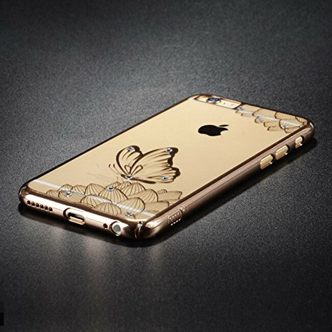 【iPhone6/6s対応】ゴールドラインケース (ウィスパー) ポリカーボネート