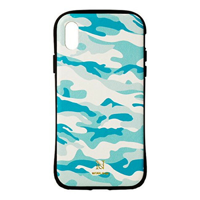 乐天商城 - 【在庫処分】 NATURAL design iPhoneX Xs (5.8インチ) ケース カラフルカモ TURQUOISE ターゴイズ 衝撃吸収 耐衝撃