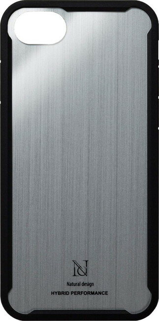 樂天商城 - Natural design iPhoneSE第2世代 iPhone8 iPhone7（4.7インチ）ケース 衝撃吸収 背面ケース シルバー HYBRID PERFORMANCE SILVER iP7-HYP07