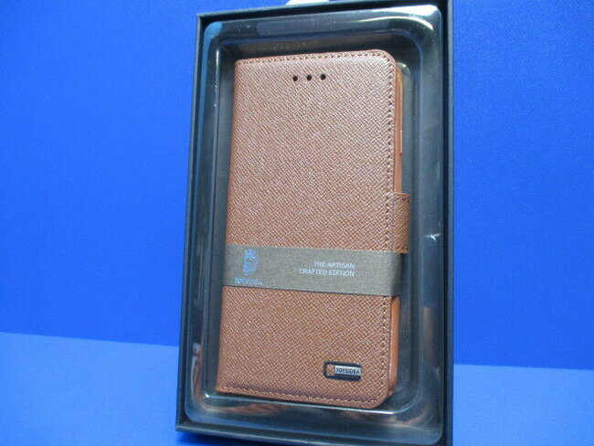 Rakuten - 在庫処分品 iPhone8 iPhone7 iPhoneSE第2世代 (4.7インチ) 手帳型 ケース ブラウン 高品質PUレザー スタンド機能 カードポケット