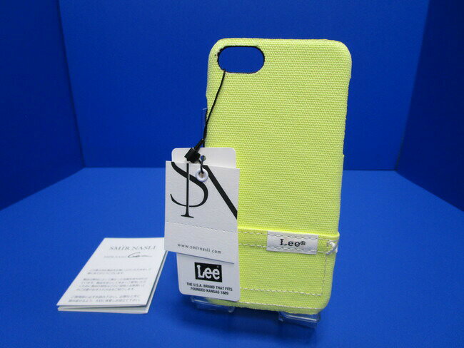 SMIRNASLI×LEE コラボ iPhoneSE 第3世代 第2世代 iPhone8 iPhone7 ケース キャンパス デニム イエロー