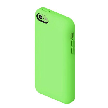 スマホケース カバー iPhone5c SwitchEasy グリーン 緑 ジャケット シリコン ソフト マイクロファイバークロス スクリーン保護フィルム SwitchEasy iPhone 5c用シリコンケース Colors for iPhone 5c Green グリーン SW-COL5C-GN