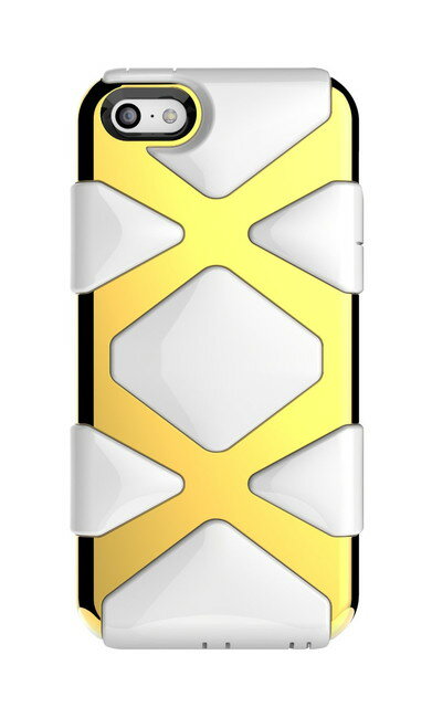 スマホケース カバー iPhone5c SwitchEasy ホワイト ゴールド 白 金 ジャケット スクリーン保護フィルム マイクロファイバークロス HERO Bishop White