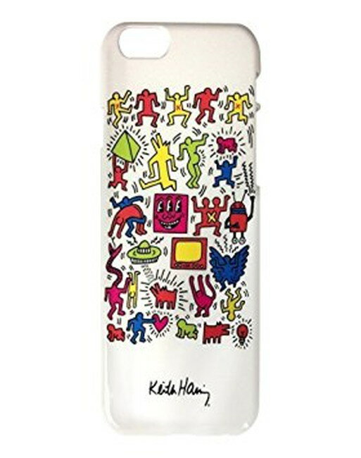 Rakuten - スマホケース カバー iPhone6 6s Case scenario ホワイト 白 ジャケット 人 絵 KEITH HARING Dancers ダンサーズ KH-IP6S-DA