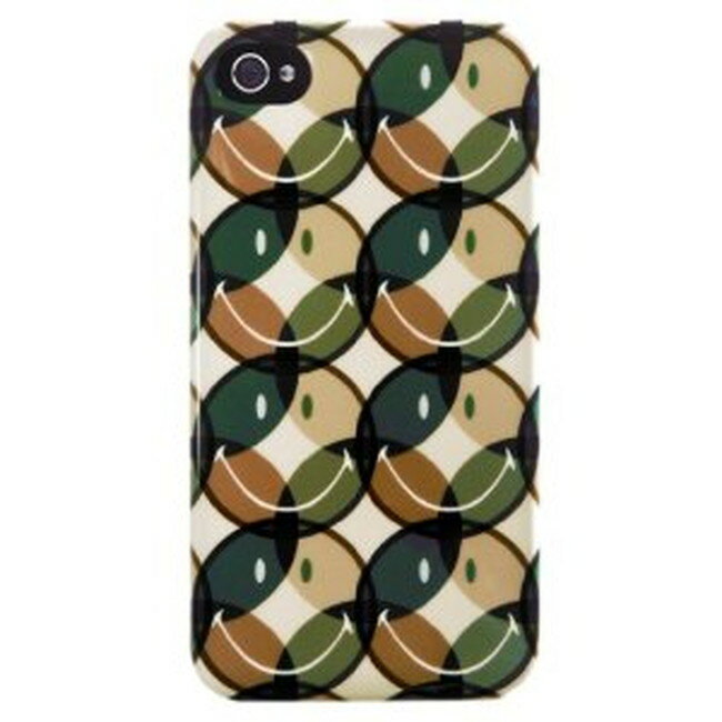 樂天商城 - スマホケース カバー iPhone4 4s Case Scenario グリーン イエローブラウン 緑 黄色 茶色 ジャケット ポリカーボネート ABS樹脂 ハード 水玉 SMILEY Camouflage