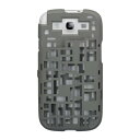 スマホケース カバー Galaxy S III Freshfiber グレー 灰色 ジャケット カードホルダー Mondriaan with credit card slot for Samsung