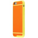 スマホケース カバー iPhone6 6s SwitchEasy オレンジ イエロー 黄色 ジャケット ポリカーボネート ソフトラバー Tones Orange AP-11-113-16