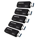 Gigastone Z30 USBメモリ 64GB USB 3.2 Gen1 高速 急速メモリ スティック キャップレス USB 2.0/3.0/3.1対応 5個セット 5-Pack(2)