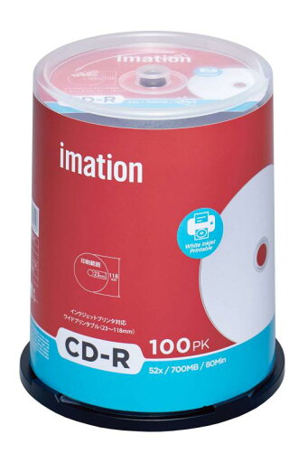 imation イメーション 1回記録用 CD-R IM002 (52倍速/100枚) imation イメーション 1回記録用 CD-R IM002 (52倍速/100枚)