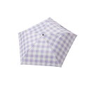 HAU 晴雨兼用 パラソル PUコーティング 50cm チェック柄 軽量 5本骨 折りたたみ傘 10002944