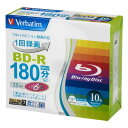 Verbatim バーベイタム 1回録画用 ブルーレイディスク BD-R 25GB 100枚 ホワイトプリンタブル 片面1層 1-6倍速(2)