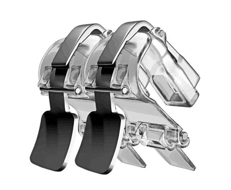 APNショップ(apnshop)荒野行動PUBG用コントローラー(コンパクト 軽い)軽く反応 金属 押しボタン式 左右共通2個 射撃用 高耐久ボタン 感度高く 高速射撃