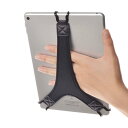 TFY タブレット用安全ハンドストラップ 対応 - iPad Air/iPad Pro 9.7" / iPad 9th / Galaxy Tab 10.1" / Tab 4 10.1" / Tab Pro 10.1" / Tab S 10.5, ブラック