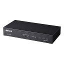 BUFFALO Giga対応 金属筐体 電源内蔵 8ポート スイッチングハブ 簡易パッケージ マグネット 壁掛け設置対応