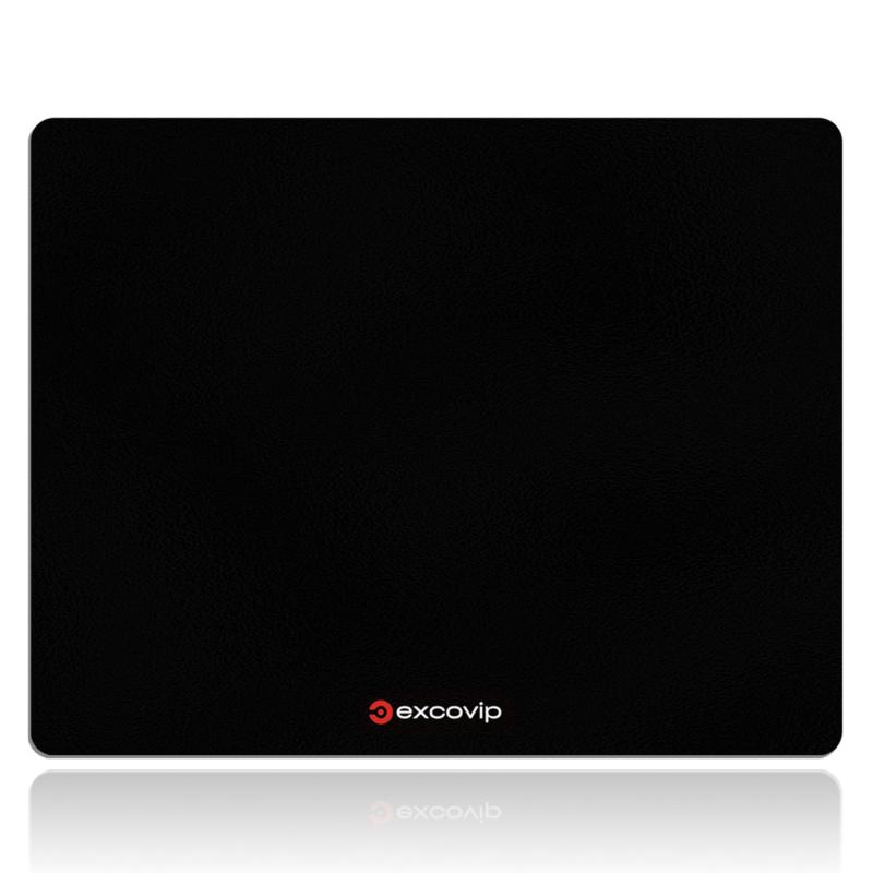 excovip ガラス マウスパッド 防水 高速で正確なコントロールマウスパッド | 25*20*0.3cm|高速で正確なコントロール 特殊強化ガラス表面 ブラック 0179