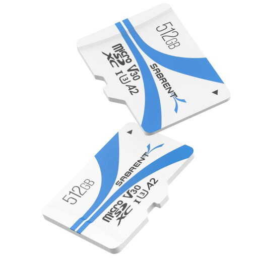 SABRENT MICRO SDカード 512GB X2, まいくろSDXC カード V30、メモリーカード、UHS-IIメモリーカード、PS5・PS4・Macbookその他のデバイスで最大 100MB/s秒の高速転送(SD-MQ30-512X2) SABRENT MICRO SDカード 512GB X2, まいくろSDXC カード V30、メモリーカード、UHS-IIメモリーカード、PS5・PS4・Macbookその他のデバイスで最大 100MB/s秒の高速転送(SD-MQ30-512X2)