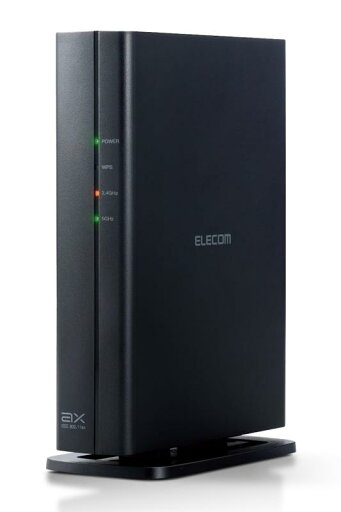 エレコム WiFi ルーター 無線LAN Wi-Fi6 AX3000 2402+574Mbps 11ax/11ac IPv6対応 (IPoE) コンパクト筐体 WRC-X3000GS3A-B エレコム WiFi ルーター 無線LAN Wi-Fi6 AX3000 2402+574Mbps 11ax/11ac IPv6対応 (IPoE) コンパクト筐体 WRC-X3000GS3A-B