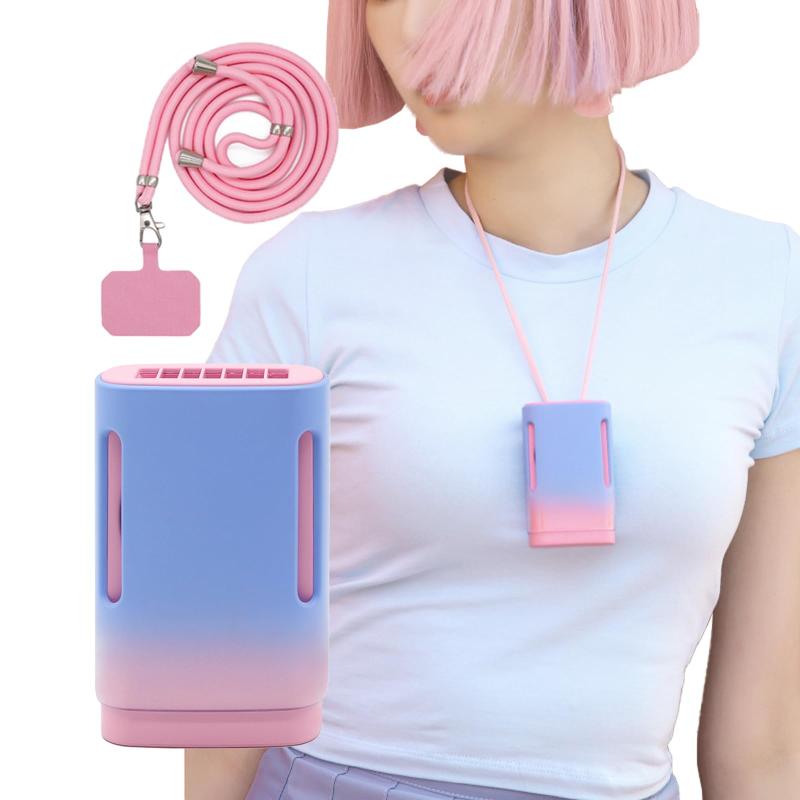 JELLY FAN首掛け扇風機 羽なし最大7時間連続稼働 超軽量 83g 手持ち扇風機 充電式 超軽量 静音 USB扇風..