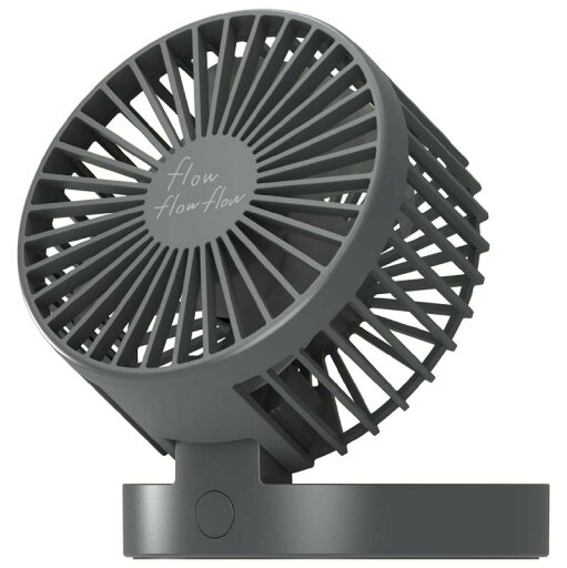 エレコム USB扇風機 「flow flow flow」 FAN-U213 充電式 バッテリー駆動・USB給電両対応 卓上タイプ 角度調整 4段階風量調節 リズム風 折り畳み収納可能 エレコム USB扇風機 「flow flow flow」 FAN-U213 充電式 バッテリー駆動・USB給電両対応 卓上タイプ 角度調整 4段階風量調節 リズム風 折り畳み収納可能