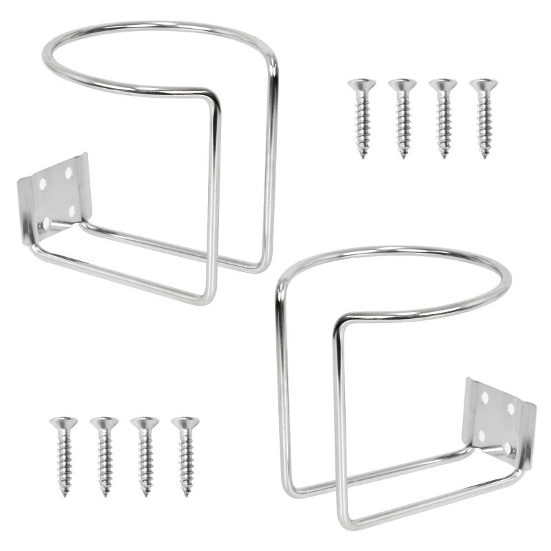 メタルカップホルダー ドリンクホルダー カップホルダー 車用 ボトルケージ ステンレス鋼カップホルダ..