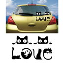 TATACLEA 車のステッカー、かわいい猫の車のステッカー、漫画の車のステッカー、スクラッチ ステッカー(3)