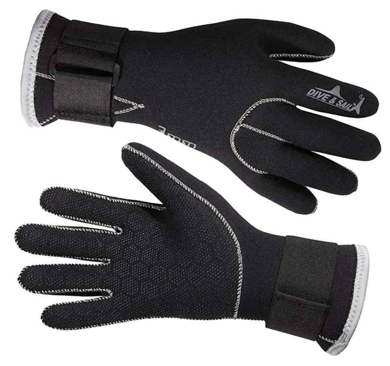 ダイビング グローブ 3ミリ厚 マリングローブ 手袋 ダイビンググローブ パドルグローブ 防寒 冬グローブ ミトン 保温性 ウェットスーツ素材 フィンソックス ケガ防止