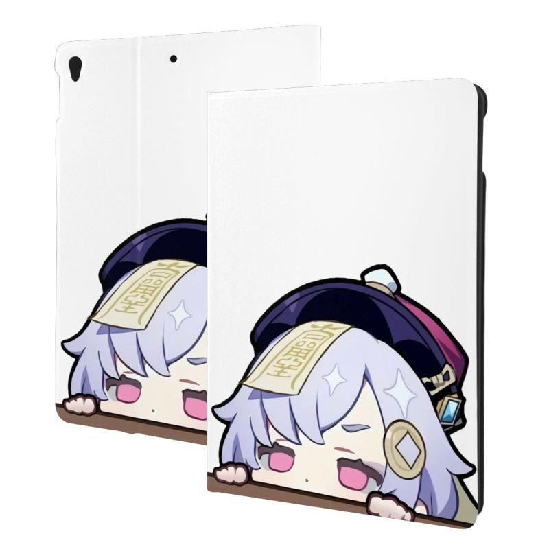 Compatible With 原神 げんしん Genshin Impact Ipad Ipad 高級puレザー バックカバー 手帳型 三つ折スタンド スリープ機能 軽量 薄型 傷つけ防止 Tpuレザー開閉式 薄型 衝撃吸収 超軽量 タブレット用