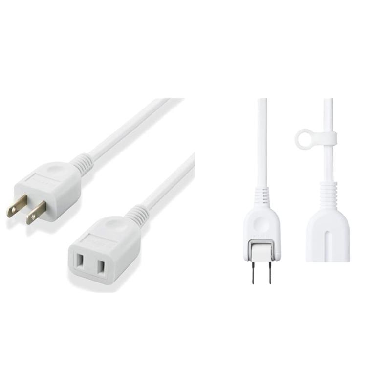 エレコム(ELECOM) 【延長コードセット 】 2ピンプラグ電源延長ケーブル T-E22