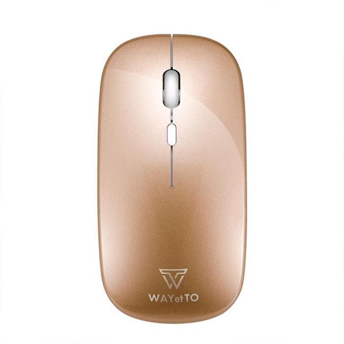 WAYetTO マウス ワイヤレス Bluetooth 無線 小型 軽量 充電式 高感度 光学式 USB ケーブル 2way パソコン PC タブレット iPad DPI ゲーミング 持ち運び Windows Mac