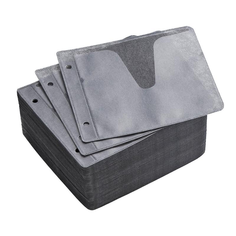 サンワダイレクト ブルーレイディスク対応 不織布ケース 100枚入 両面収納 200-FCD049*/200-FCD048*