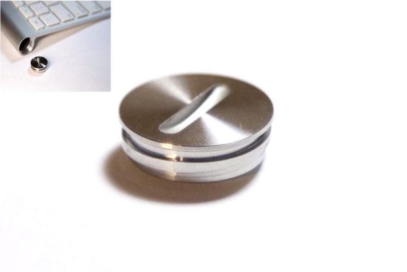 Apple iMac キーボード G6 A1314 A1644 Magic Trackpad A1339用の交換用アルミニウムバッテリーカバーキャップ蓋プラグ。