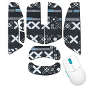 Lamzu Atlantis Mini Pro 用 マウスグリップ テープ 【NOUKAJU】 Lamzu Atlantis Mini Pro ゲーミングマウス 用 滑り止めグリップテープ 極薄 優れる吸水性 アンチスリップ テープ ゲーミングマウス用