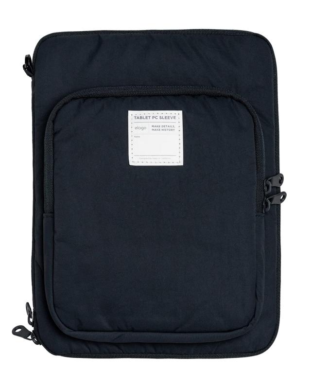 【elago】 タブレット ポーチ 10インチ 11インチ 対応 シンプル 軽量 撥水 加工 ポケット 付き 持ち運び ケース ケーブル収納 撥水加工 衝撃 傷...