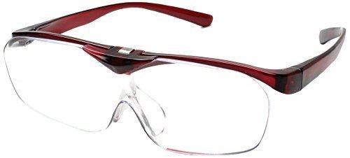 両手が使えるメガネ型拡大鏡 1.6倍ルーペ Face Trick glasses 掛けたままハネアゲ可能 FTL02 両手が使えるメガネ型拡大鏡 1.6倍ルーペ Face Trick glasses 掛けたままハネアゲ可能 FTL02